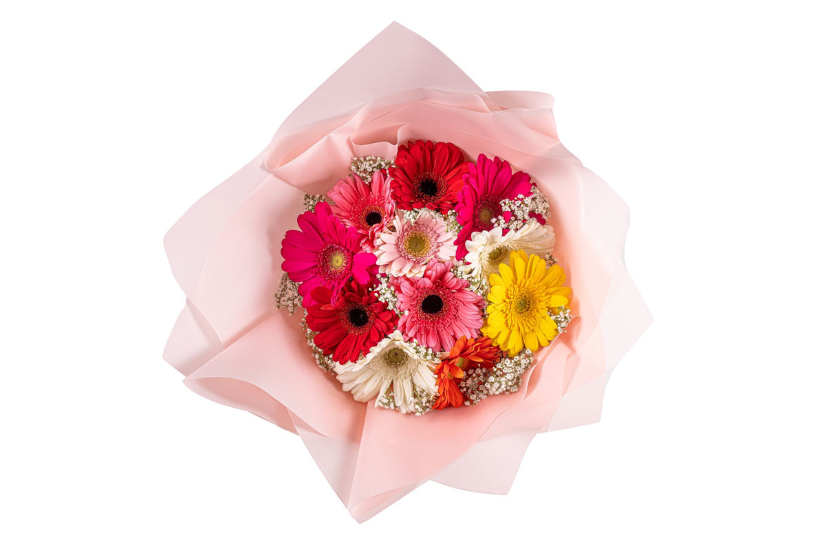 Rainbow Gerbera Ramo Buchoฬn