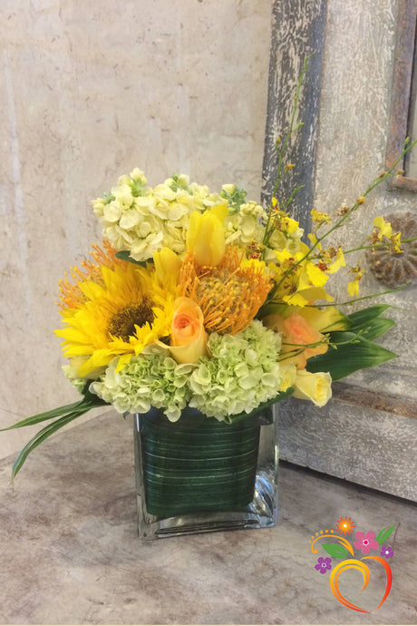 Colorful Wishes in Yellow