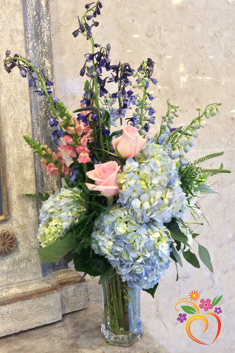 Pink & Blue Bouquet